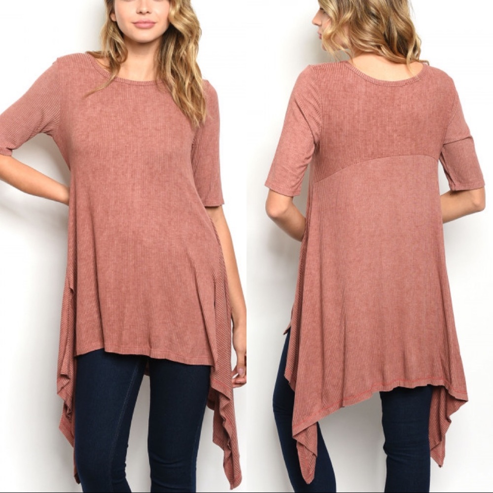 🆕Round Neck Tunic Top